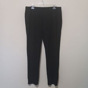 EILEEN FISHER  Womens Black Visocse Blend Pull on pants size L